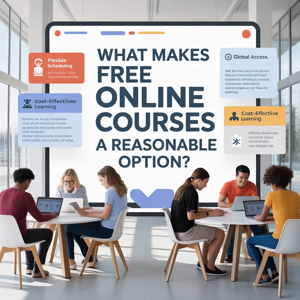 What Makes Free Online Courses a Reasonable Option?